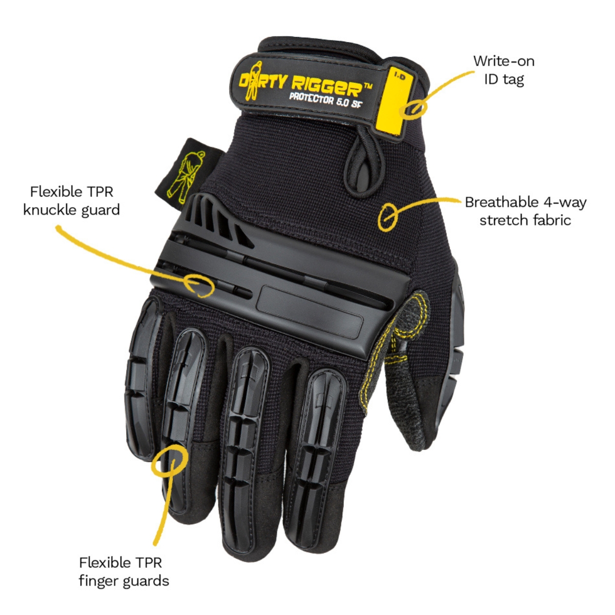 Dirty Rigger Protector™ 5.0 SF Glove – Full Fingered 3