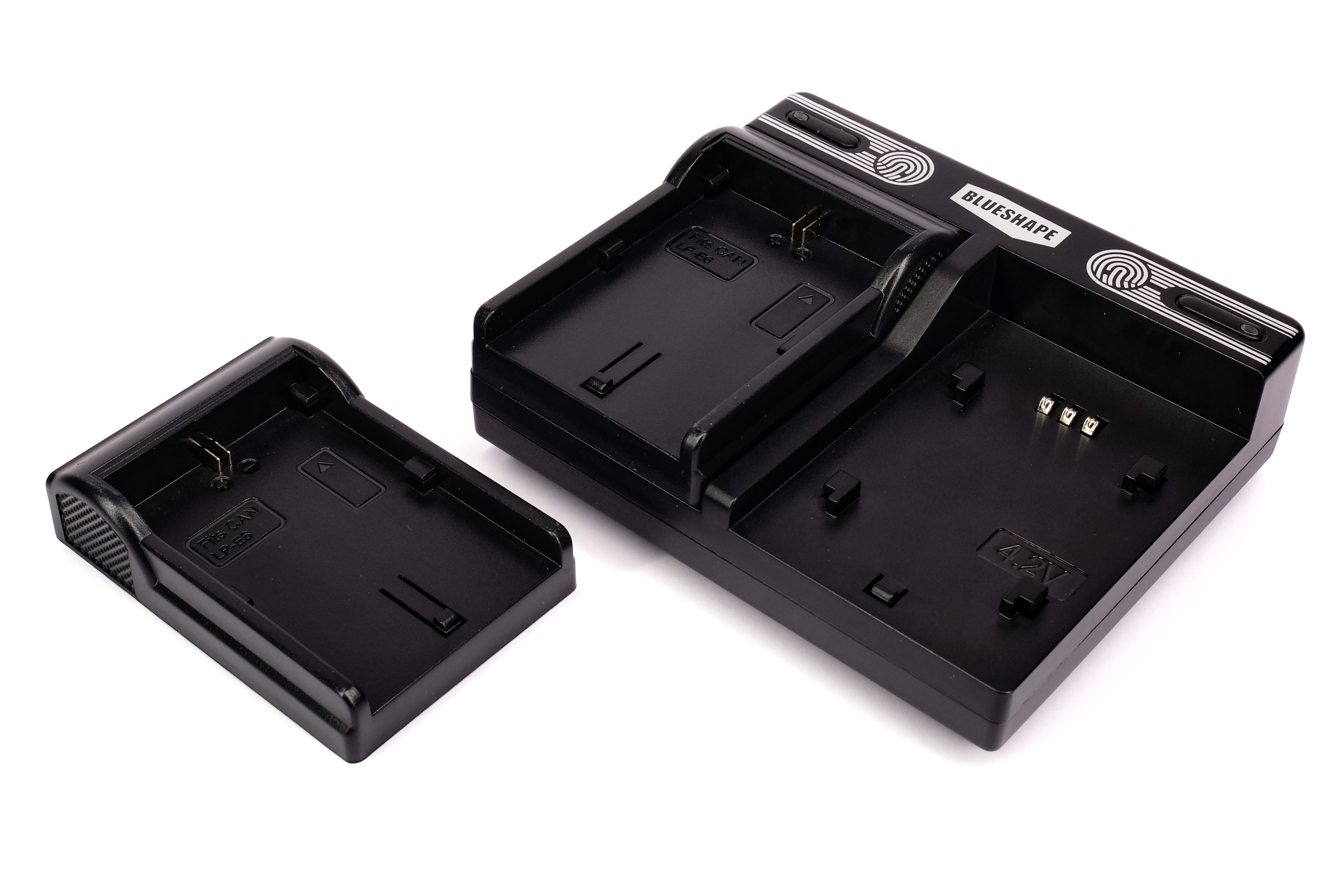 Blueshape CMADLPE6 Lade-Adapter für Canon LP6 Serie 3