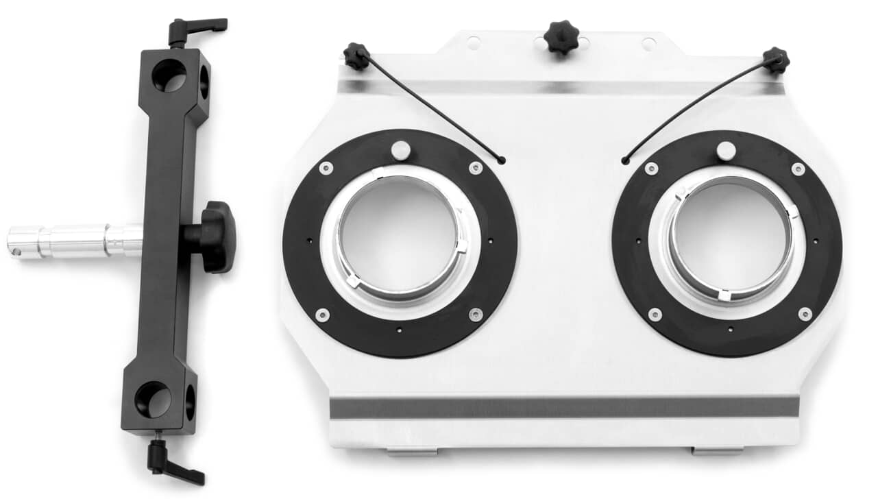 DoPchoice RABBIT-EARS® Adapter 2x Bowens Mount für Aputure