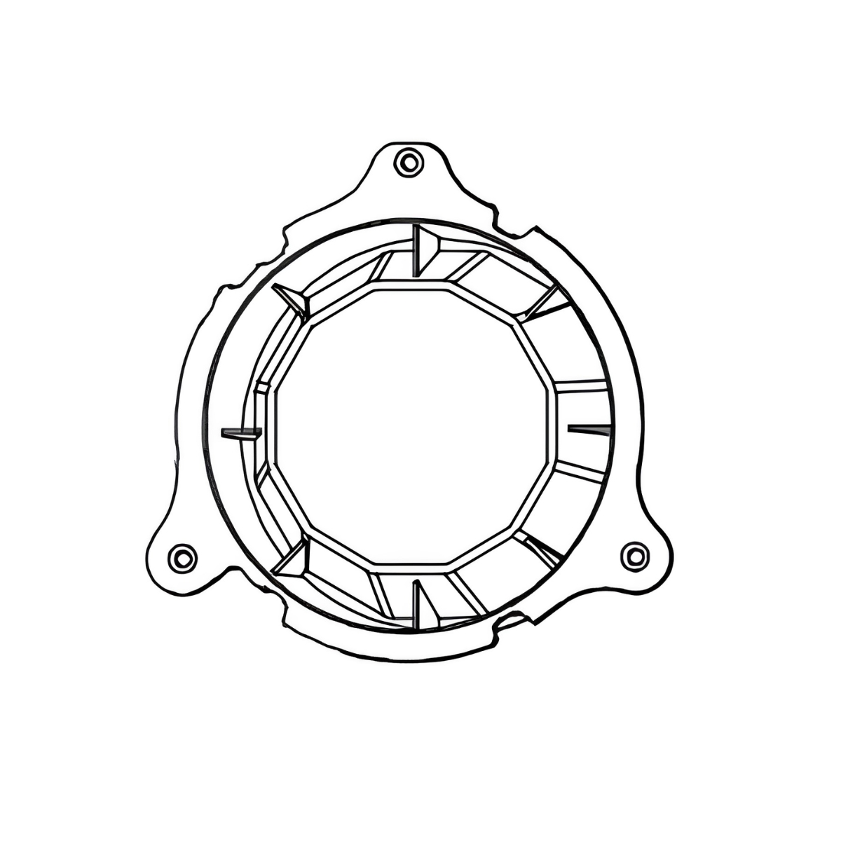 amaran Halo 600x Front Aluminium Optical Assembly