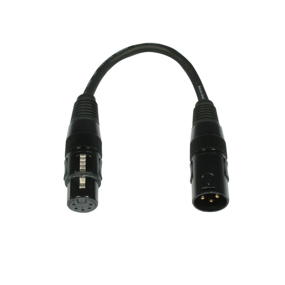 Accu-Cable AC-DMXT/3M5F Turnaround DMX Adapter Accu-Cable AC-DMXT/3M5F Turnaround DMX Adapter