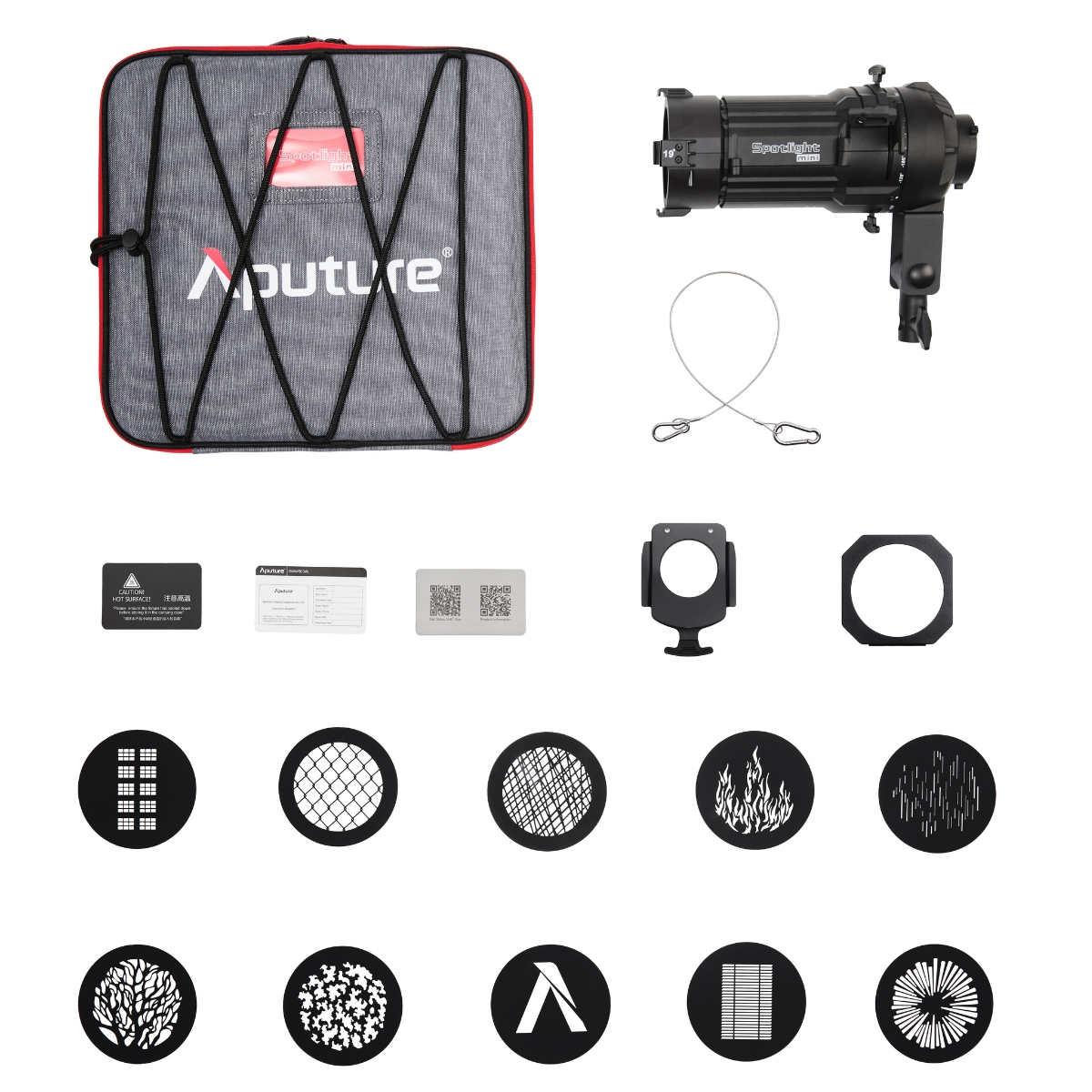 Aputure Spotlight Mini Kit mit 19° Linse 5