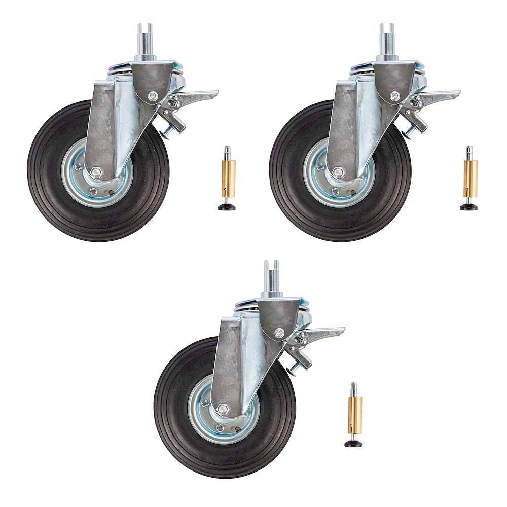 Avenger B9000P Rubber Filled Wheel Set