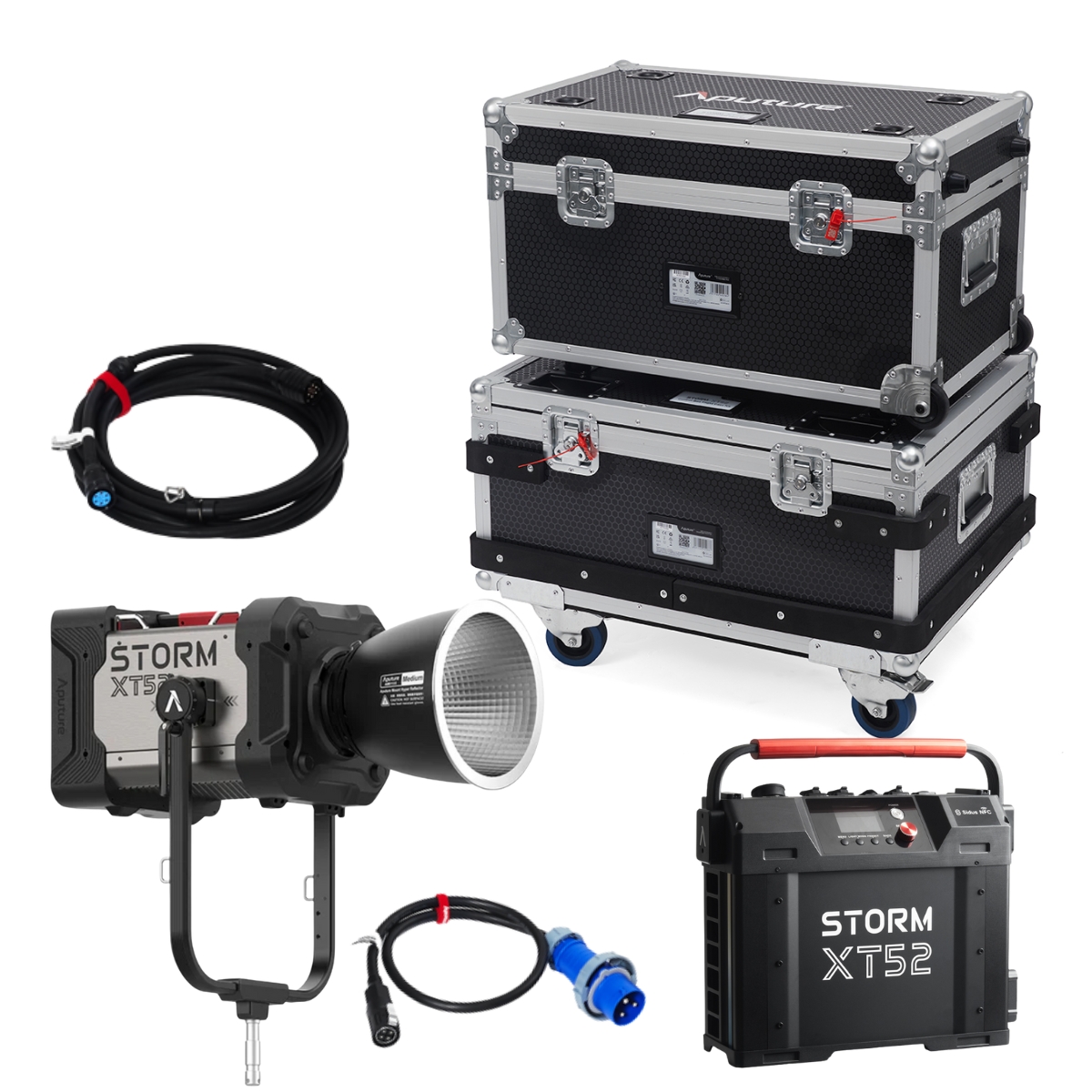 Aputure STORM XT52 Dual Flight Case Kit 