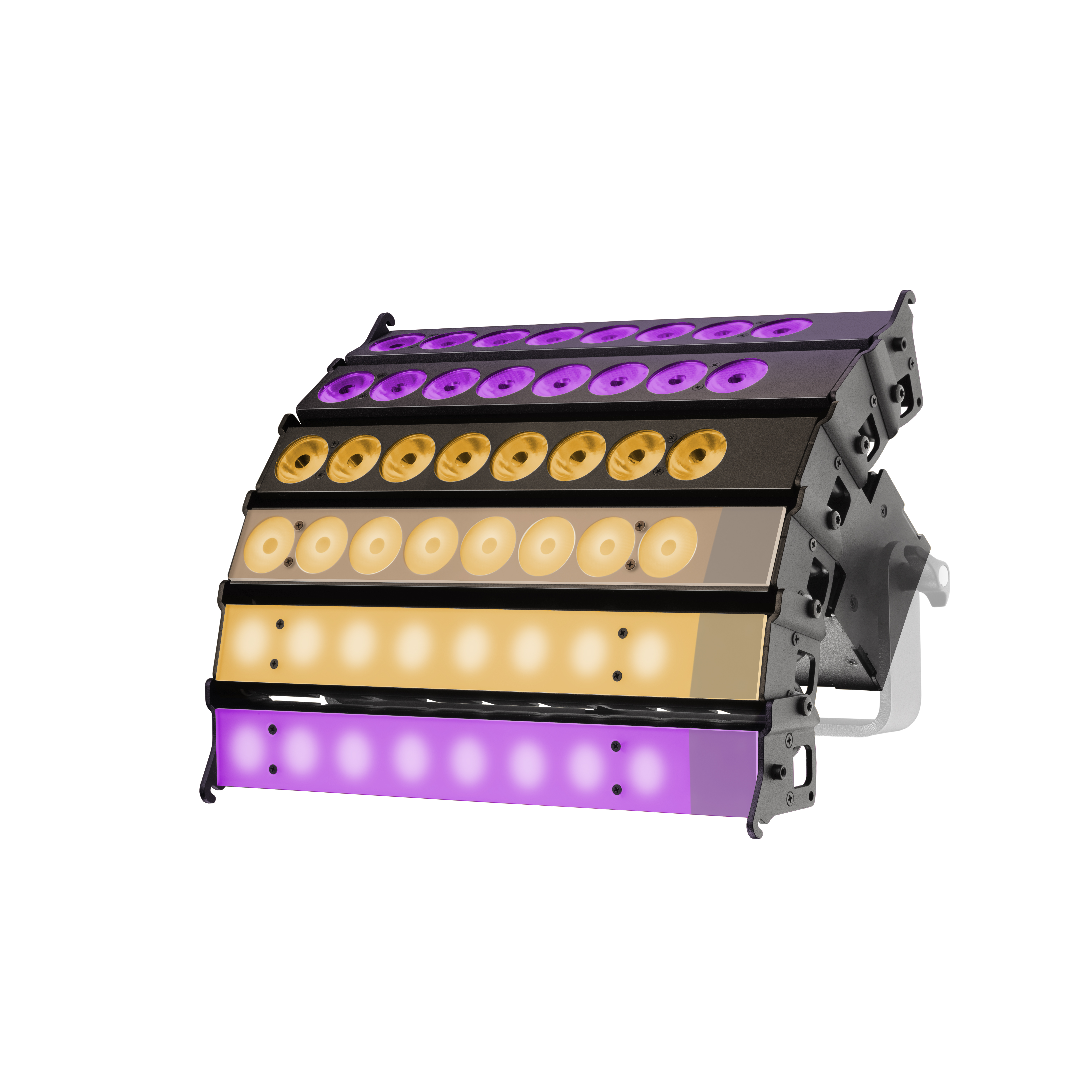 VELVET Cyc 6 color Studio asymmetrical articulated LED with on-board AC control (without yoke)