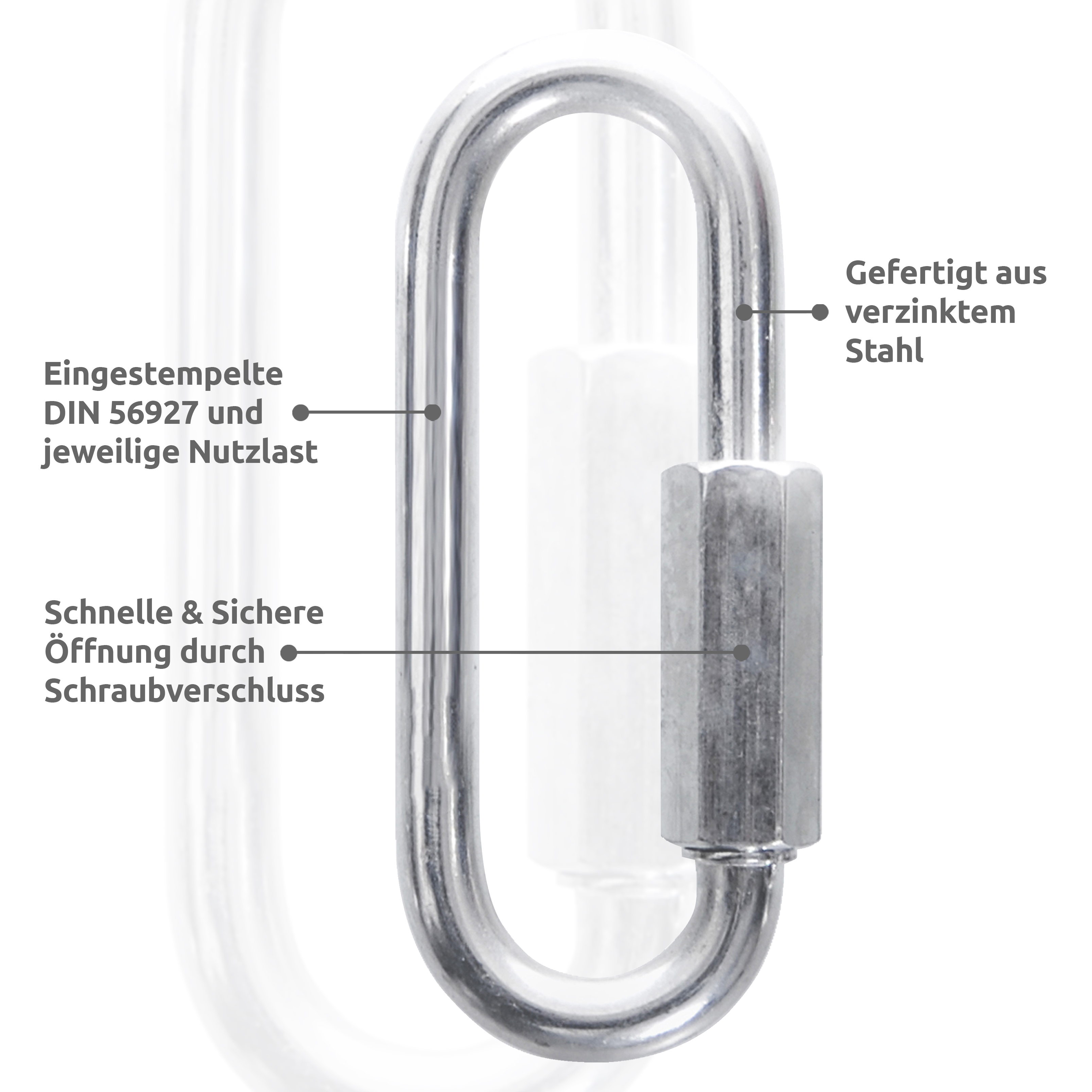 Schnellverbindungsglied DIN 56927 Form B 2