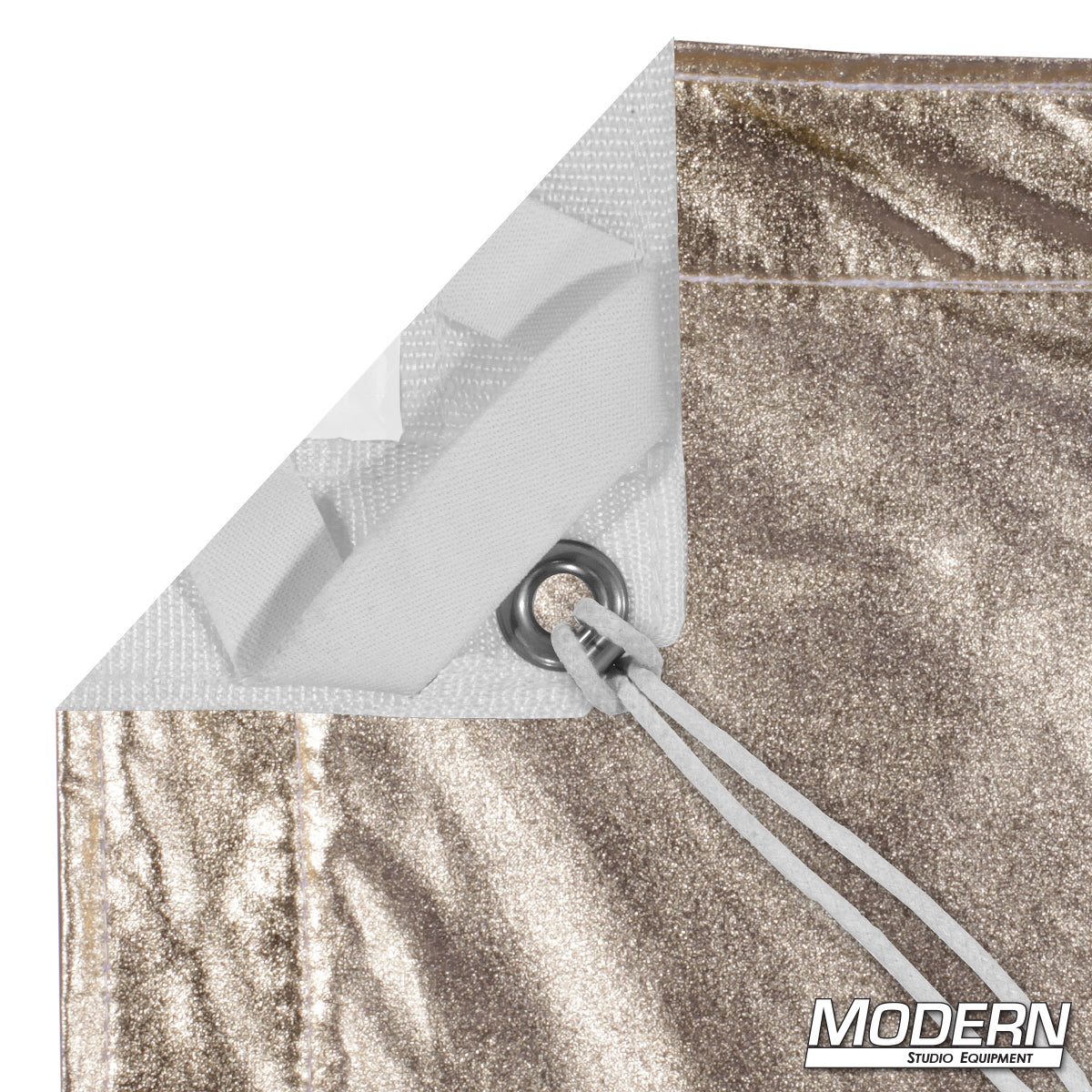 Modern Studio 8'x8' Lame Gold/White Modern Studio 8'x8' Lame Gold/White
