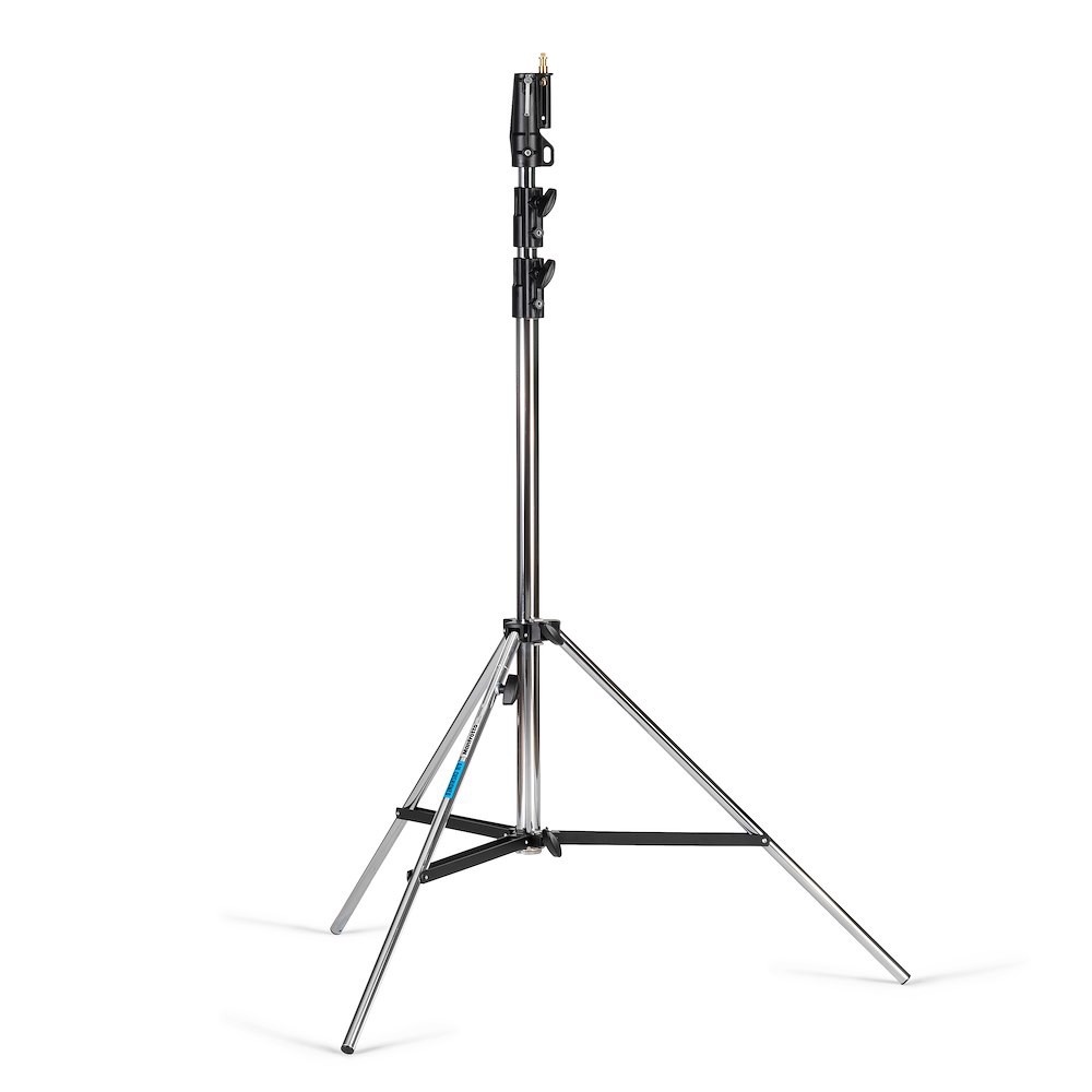 Manfrotto 126CSUAC Stativ Heavy Duty Silber mit Luftfederung