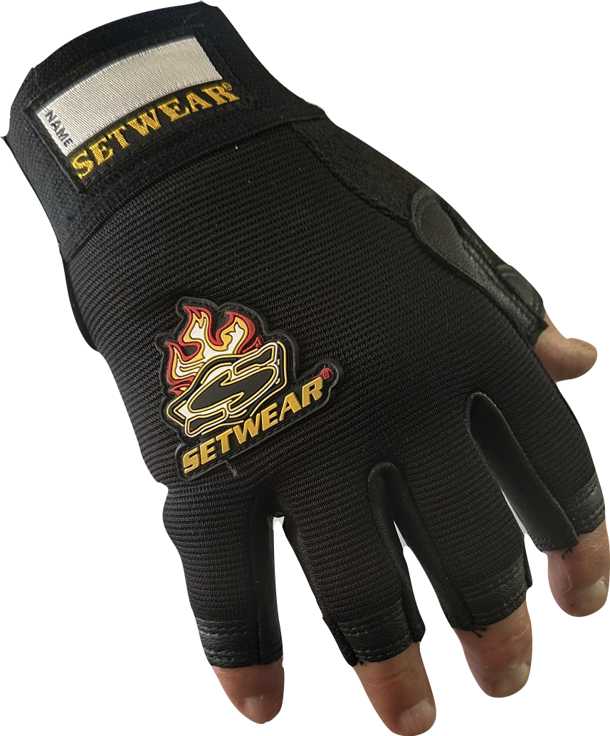 Setwear Leather Fingerless Gloves