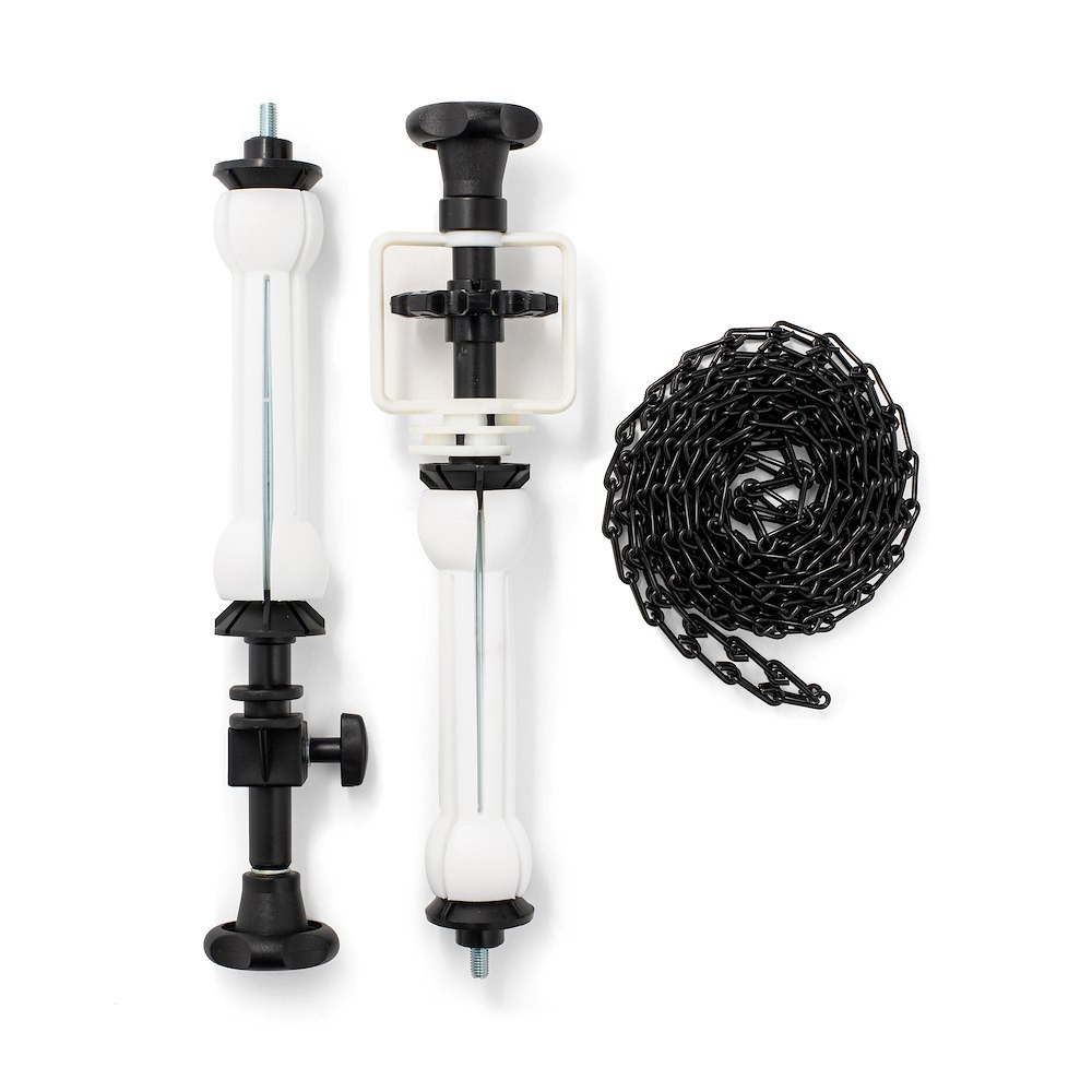 Manfrotto 046MCB Hintergrund Halterung + Metallkette, schwarz 2