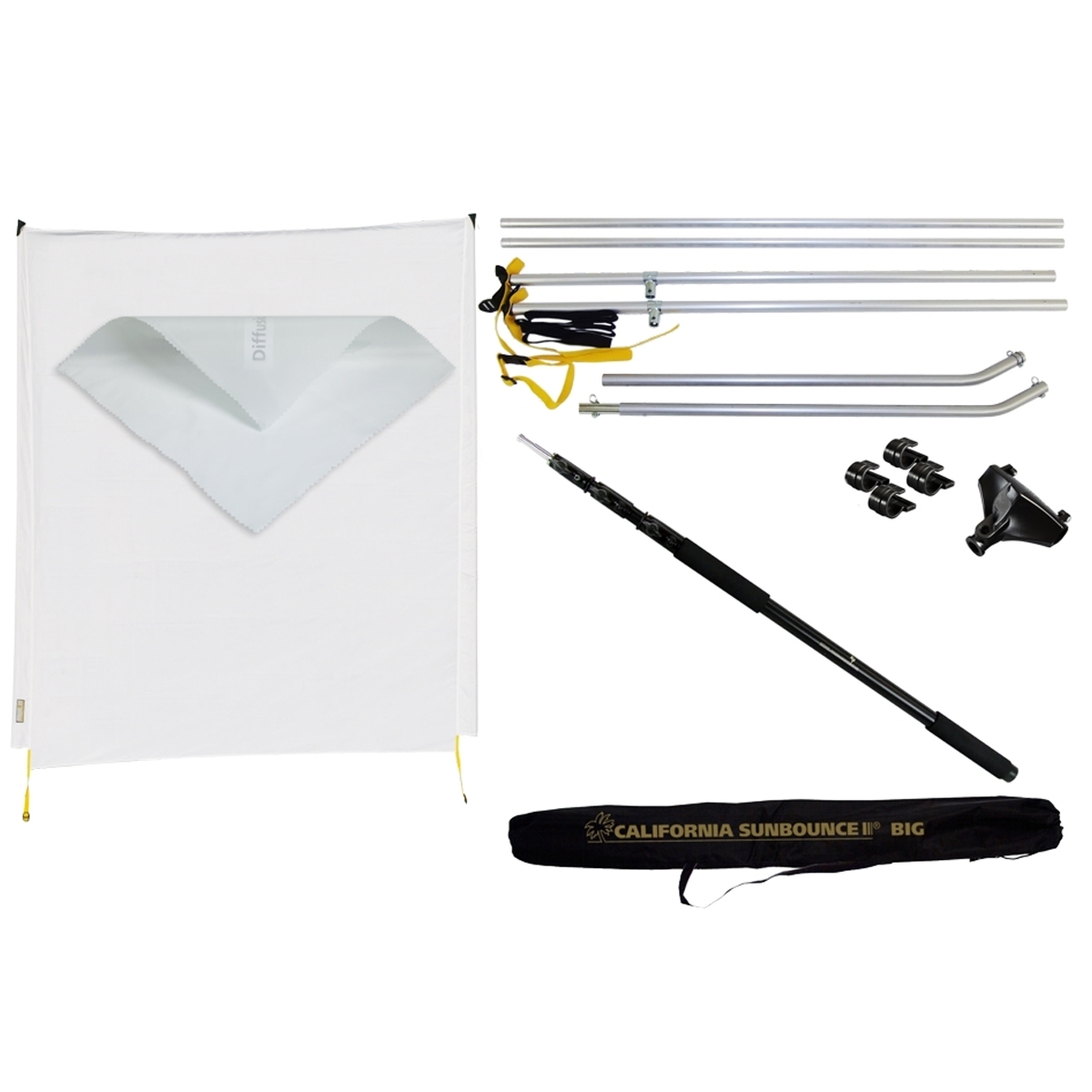 Sunbounce STARTER-KIT SUN-SWATTER BIG Diffuser WHITE ARTIFICIAL SILK -2/3 neutral -