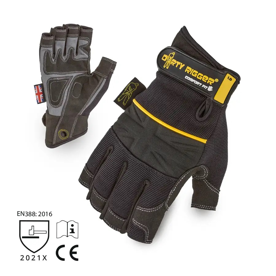 Dirty Rigger Comfort Fit™ Fingerless Rigger Glove