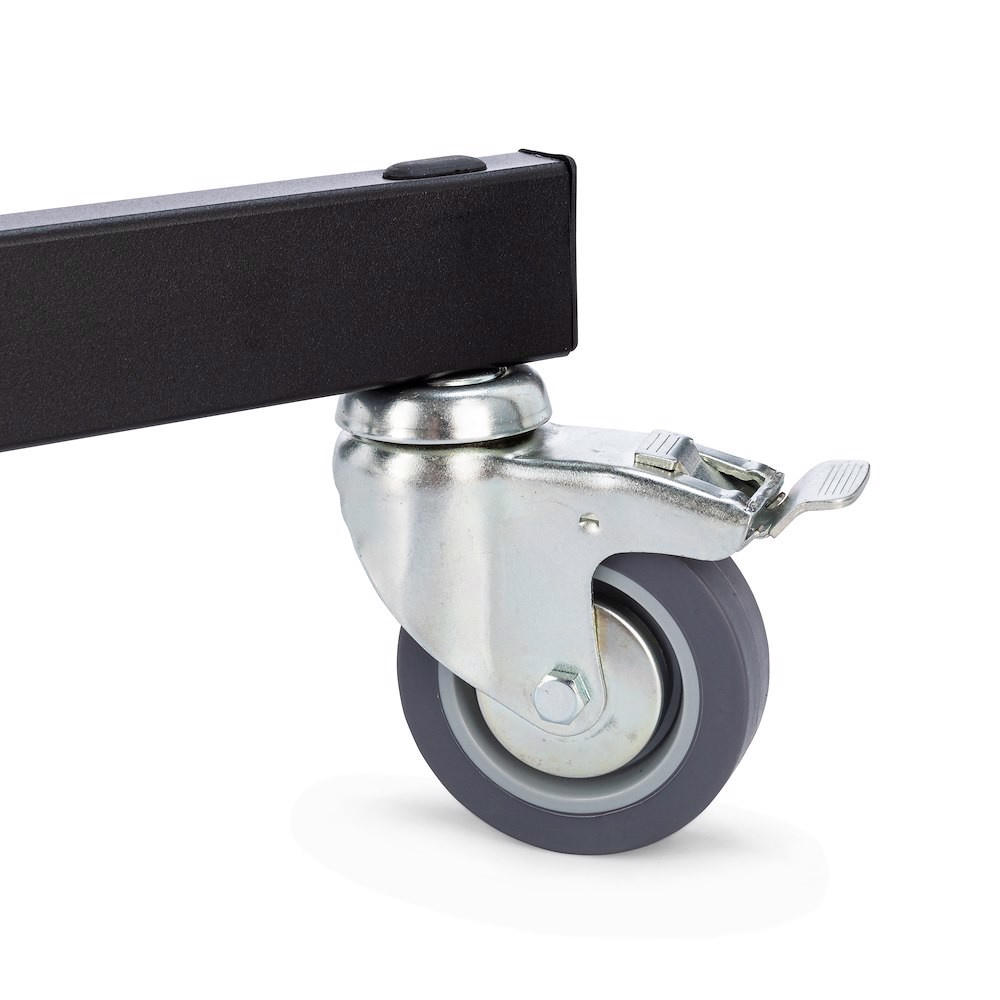 Manfrotto 231B Stativ mit Rollen und Gleitträger, schwarz 8