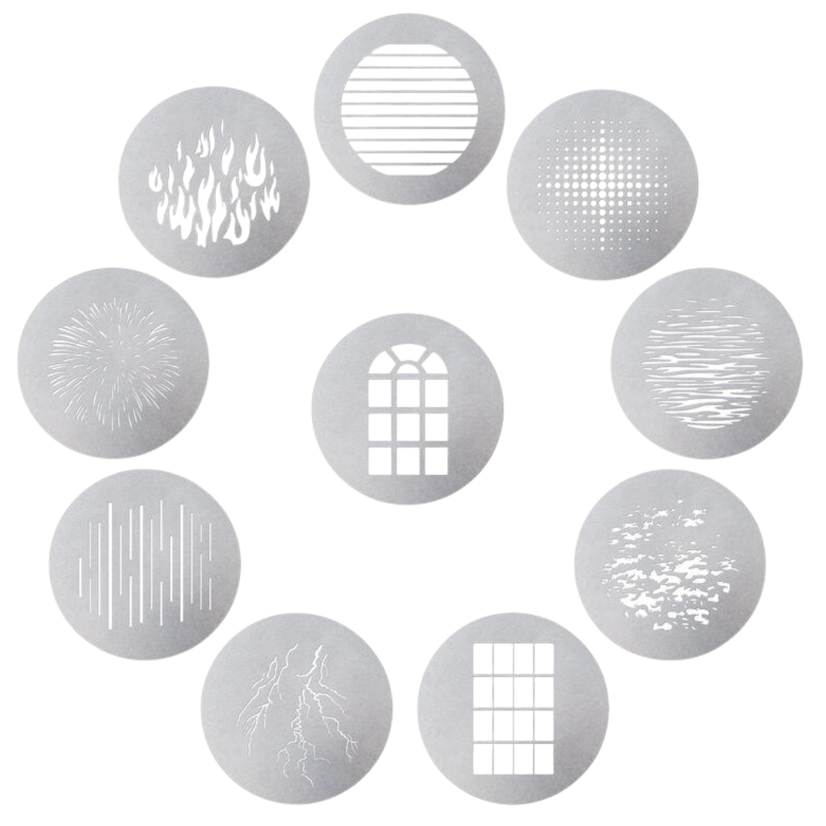 Aputure Spotlight Mount II Gobo (B-Size) x 10