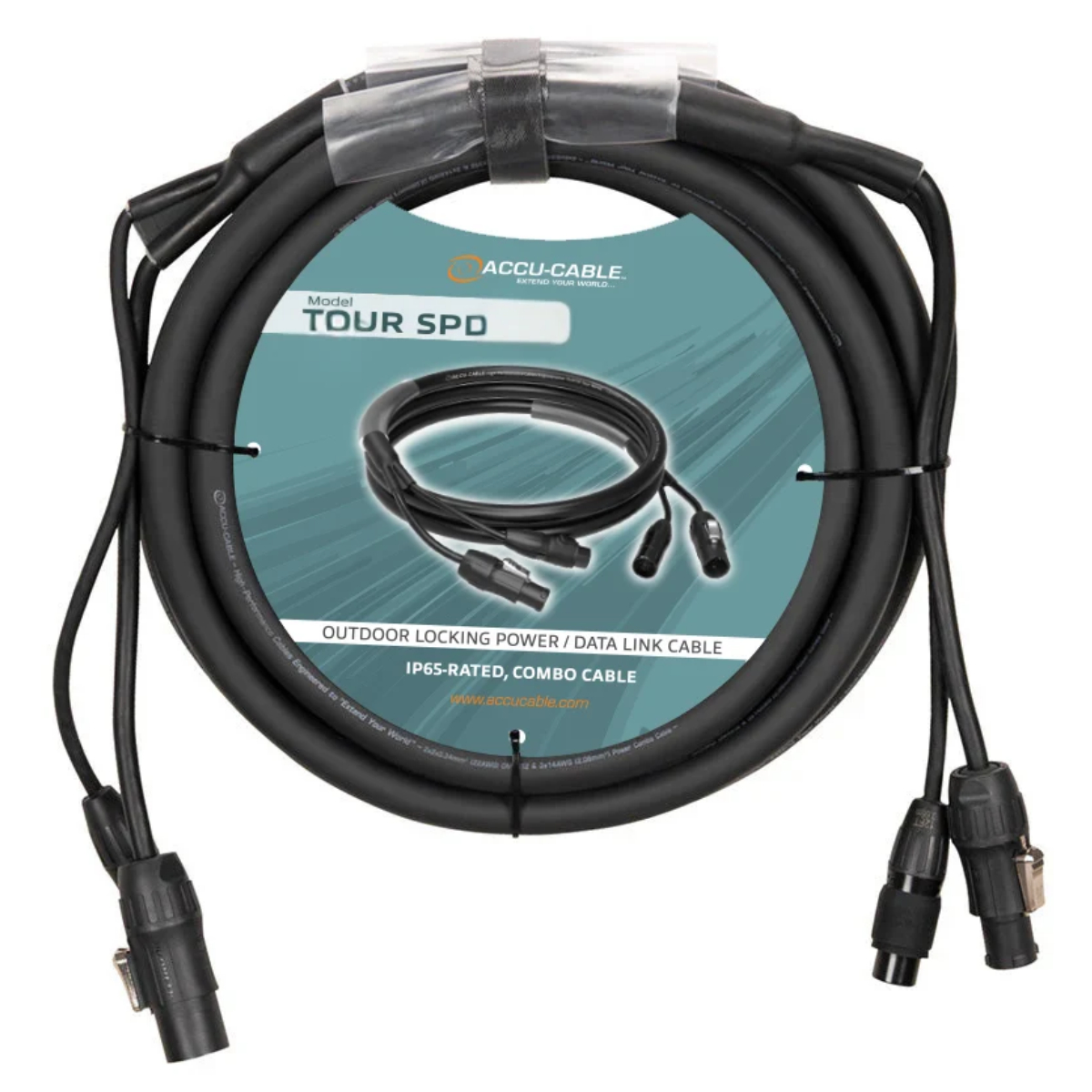Accu-Cable Tour SPD Daisy/Chain Hybrid (Strom/DMX)