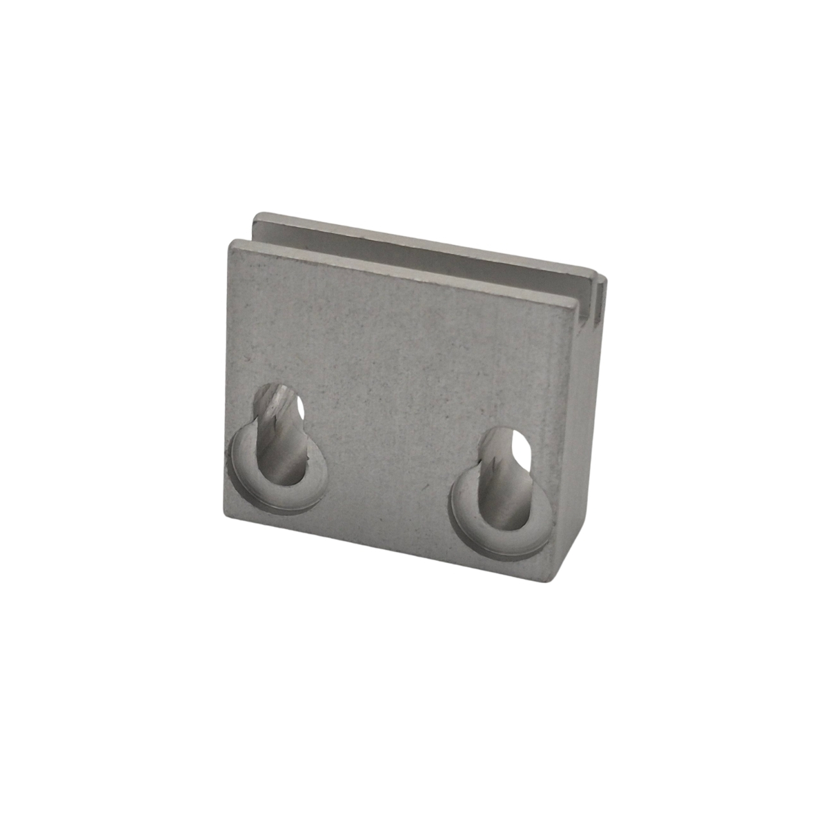 Mounting Block A Aluminium Block mit zwei Schlitzen