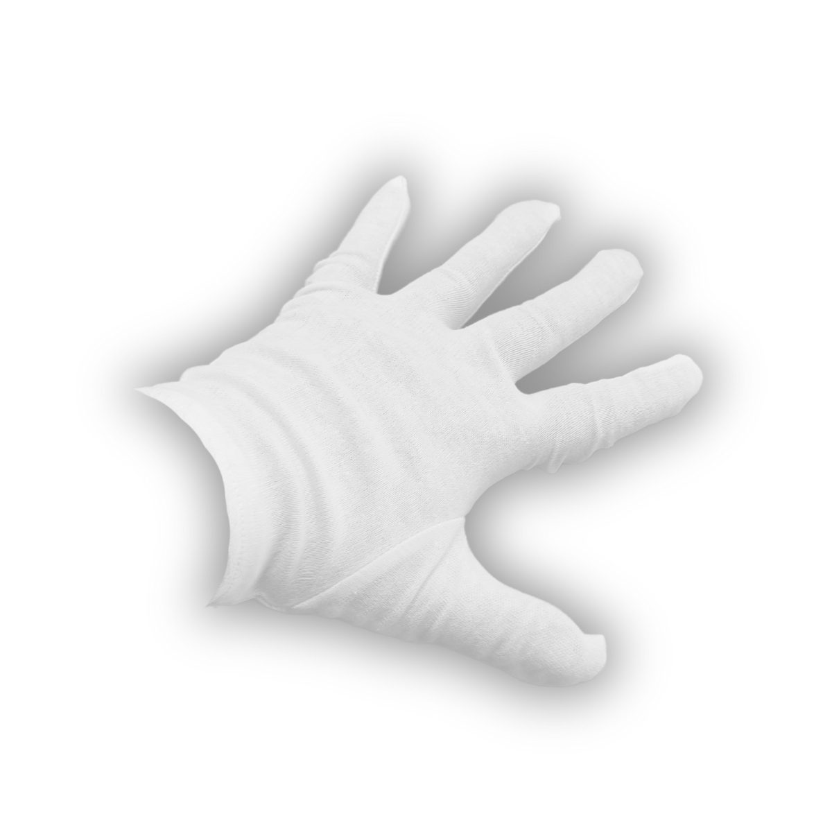 Baumwollhandschuh, weiß, 12 Paar, Größe universal Baumwollhandschuh, weiß, 12 Paar, Größe universal