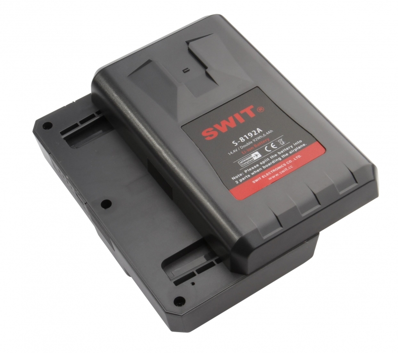 SWIT S-8192A Gold-Mount Akku total 184Wh Air friendly IATA-complied Battery 3
