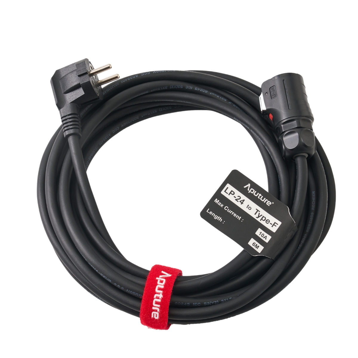 Aputure Electro Storm CS15 10A AC Power Cable - 6m (EU)