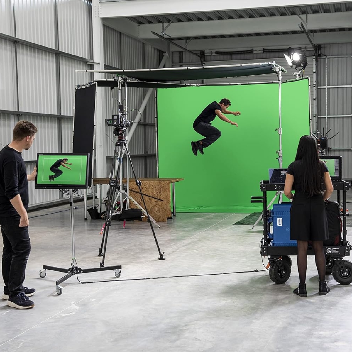 Manfrotto MLBG4301KG Hintergrund-Kit Chroma Key Grün
