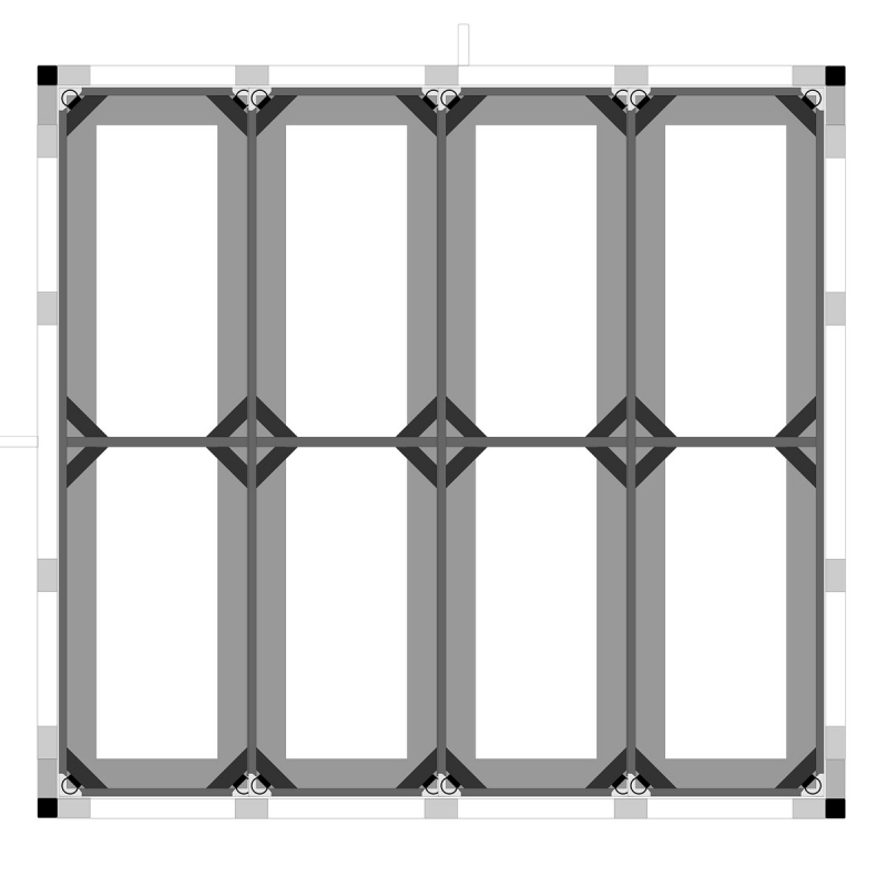 DoPchoice Frame set für Aladdin 4x200W