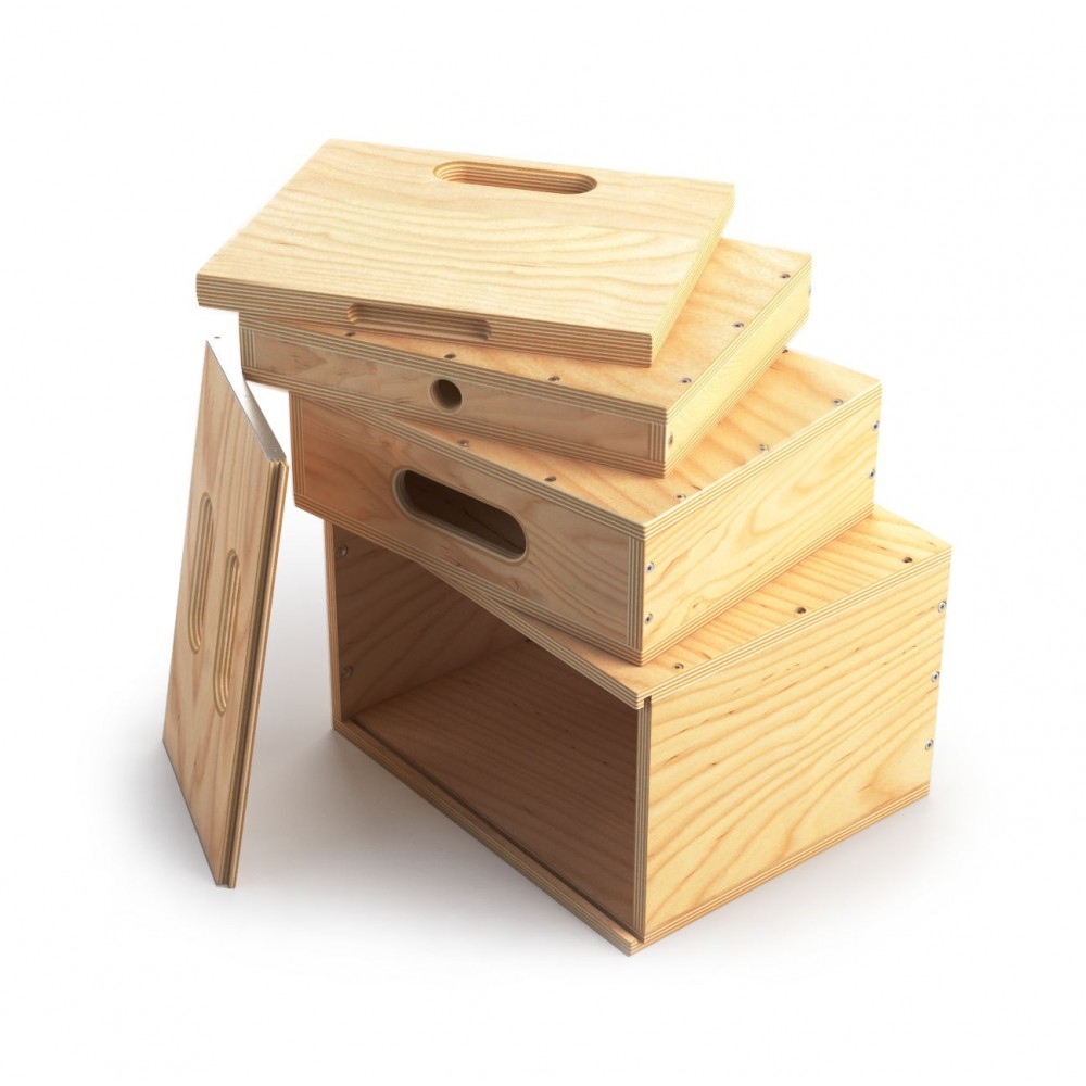 Udengo Mini Apple Box Nested Set