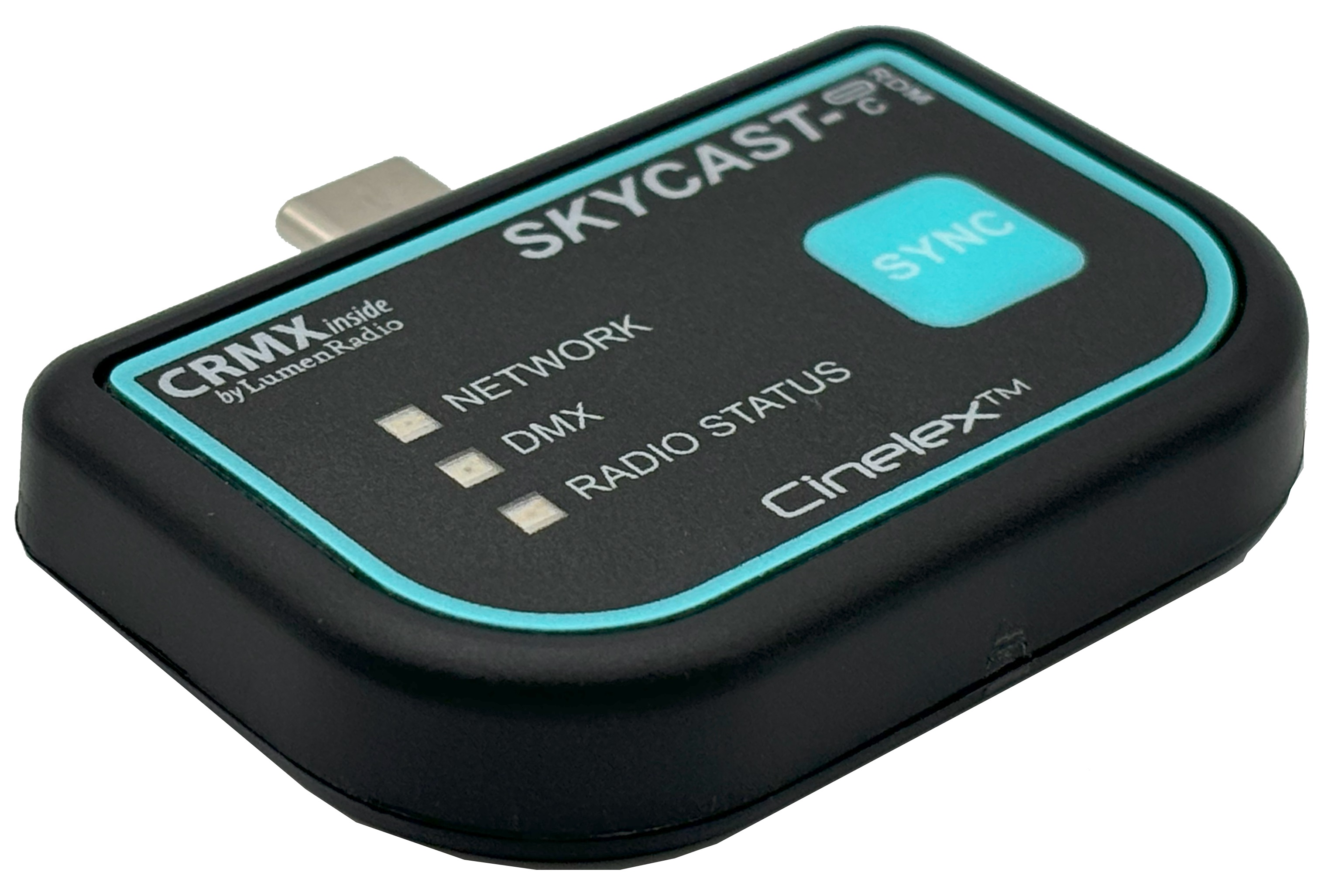 CINELEX SKYCAST-C-RDM USB-C to CRMX Wireless DMX Transmitter CINELEX SKYCAST-C-RDM USB-C to CRMX Wireless DMX Transmitter