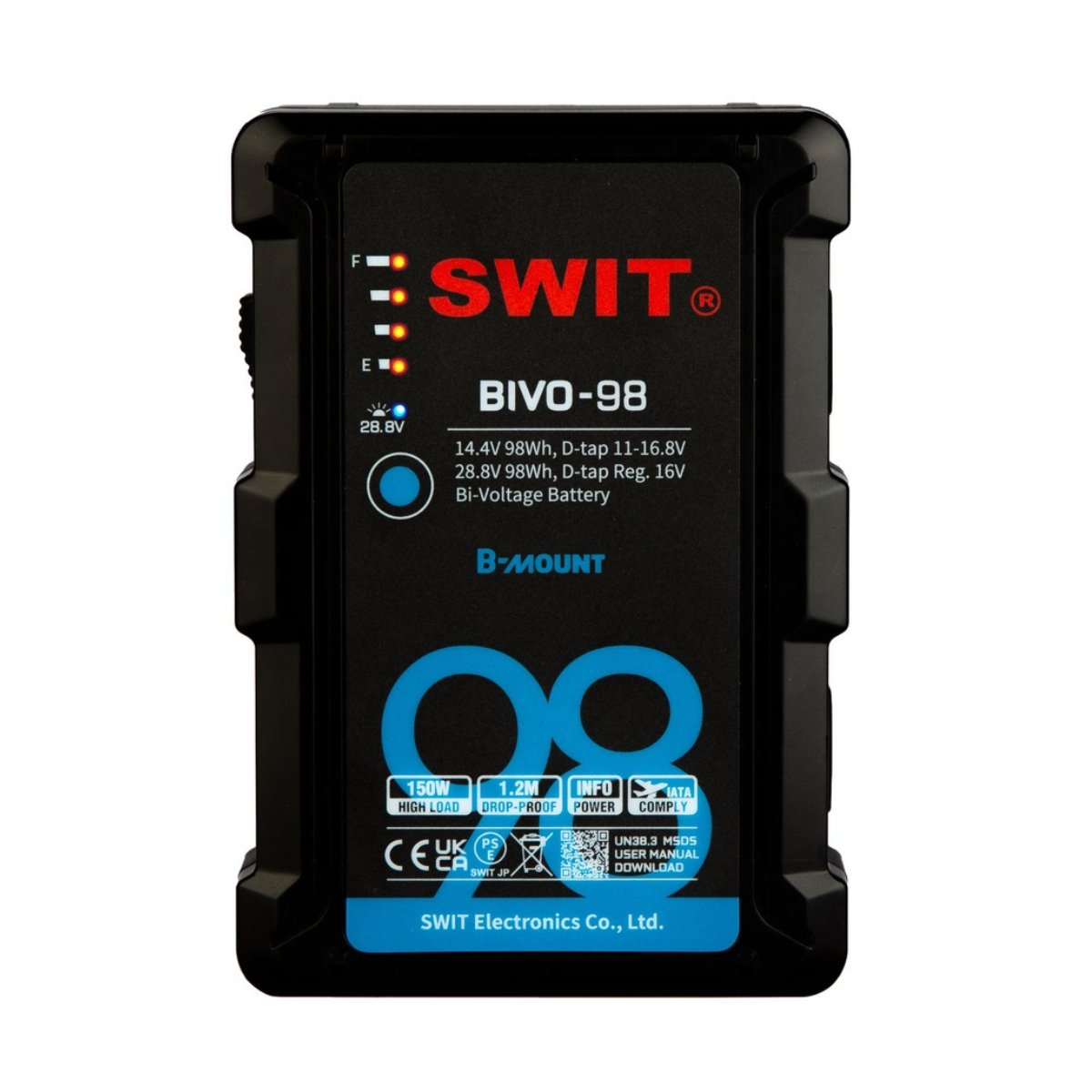 SWIT BIVO-98  98Wh Bi-Voltage B-Mount Battery Pack