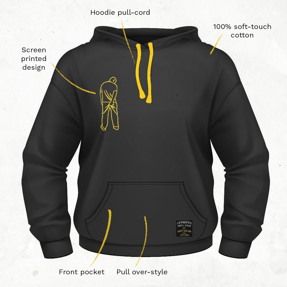 Dirty Rigger Hoodie: Pull-over