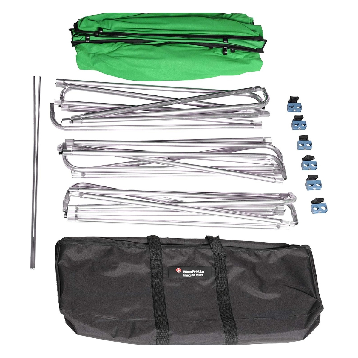 Manfrotto MLBG4301KG Hintergrund-Kit Chroma Key Grün