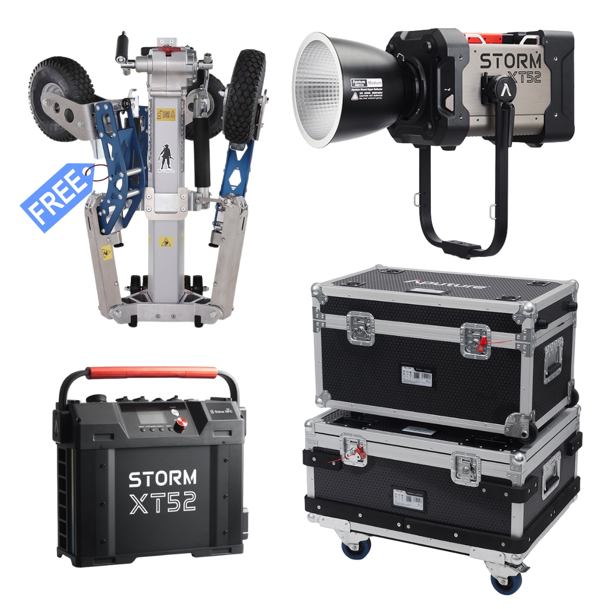 Aputure STORM XT52 Dual Flight Case Kit