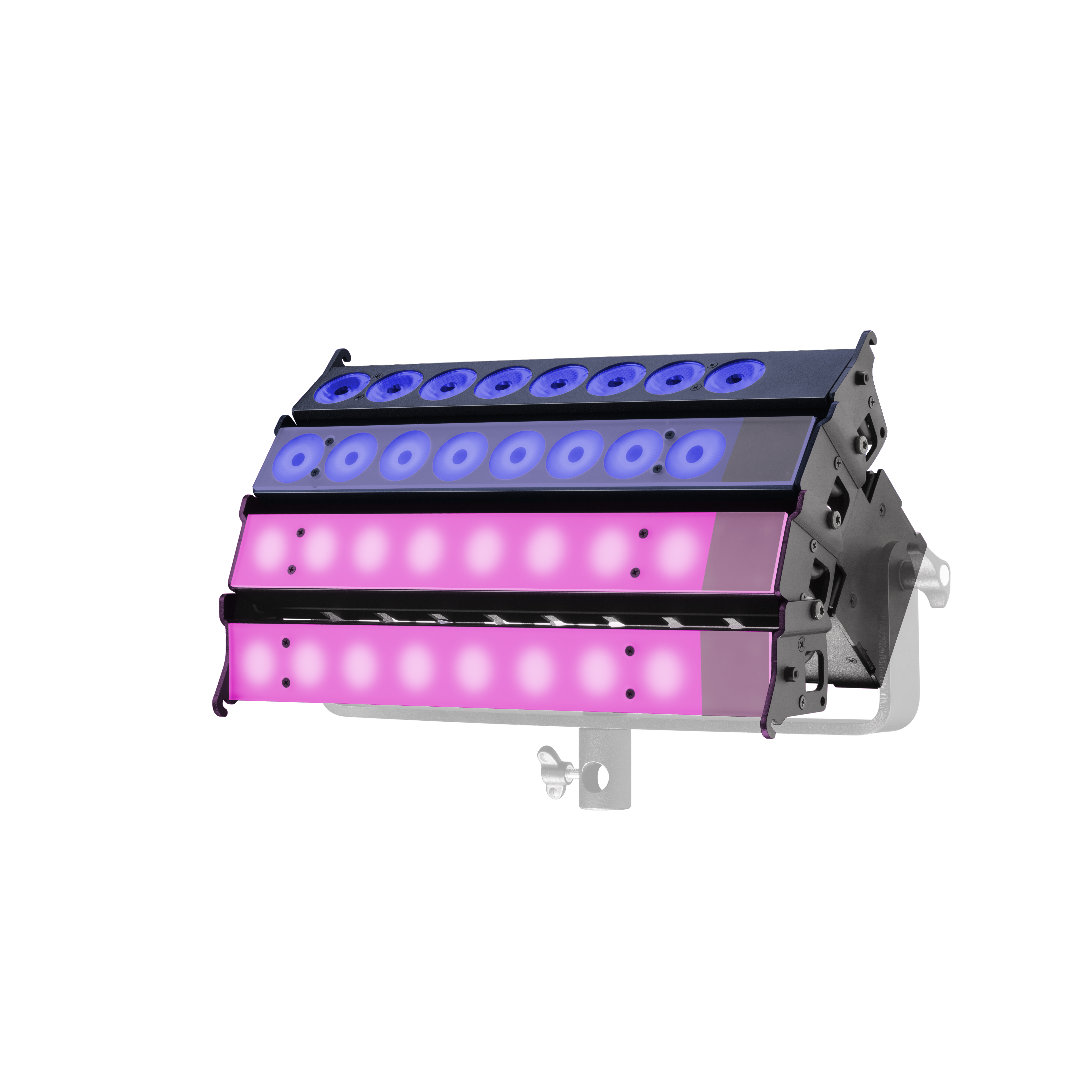 VELVET Cyc 4 color Studio asymmetrical articulated LED with on-board AC control (without yoke)