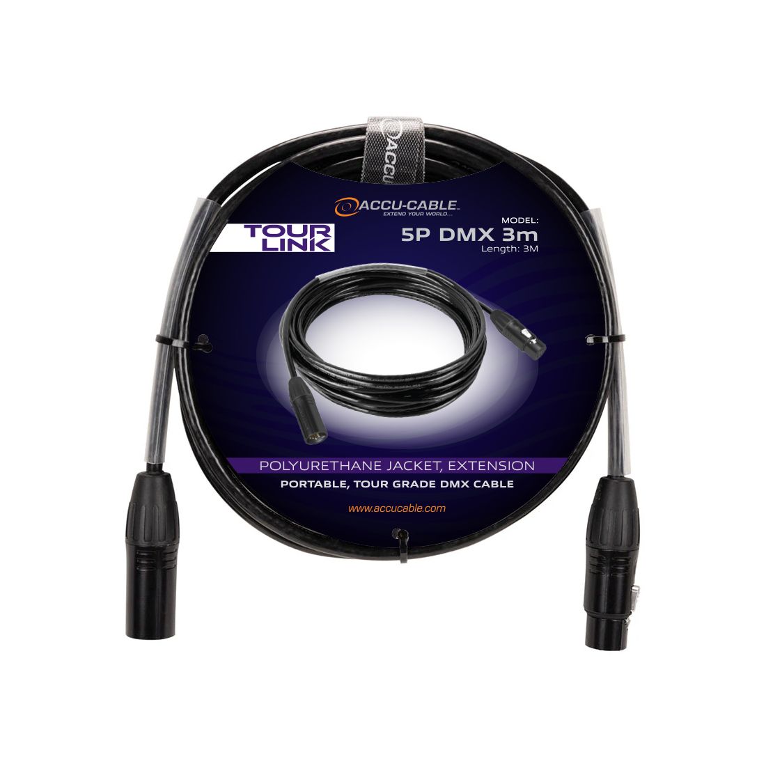 Accu-Cable Tour Link 5P DMX-Cable 5pol.
