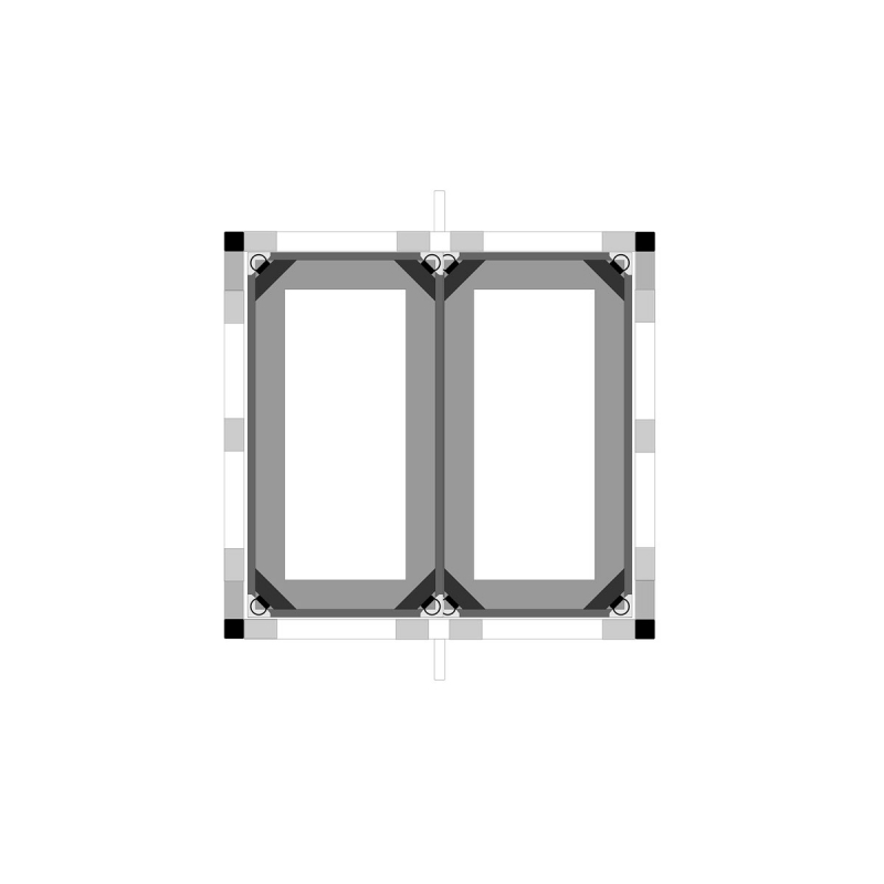DoPchoice Frame set für Aladdin 2x100W