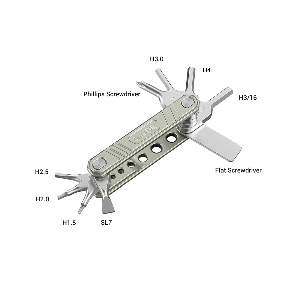 SmallRig TC2713  Universal 9-in-1 Folding Multi-Tool Kit für Videofilmer