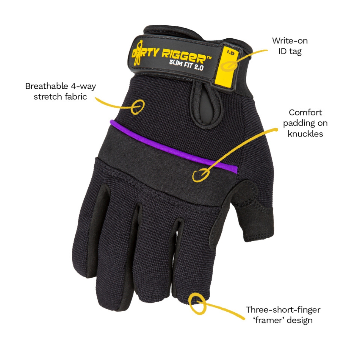 Dirty Rigger SlimFit™ 2.0 Rigger Glove – Framer 3