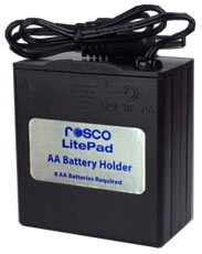 Rosco LITEPAD AA Batteriehalterung