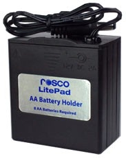 Rosco LITEPAD AA Batteriehalterung Rosco LITEPAD AA Batteriehalterung