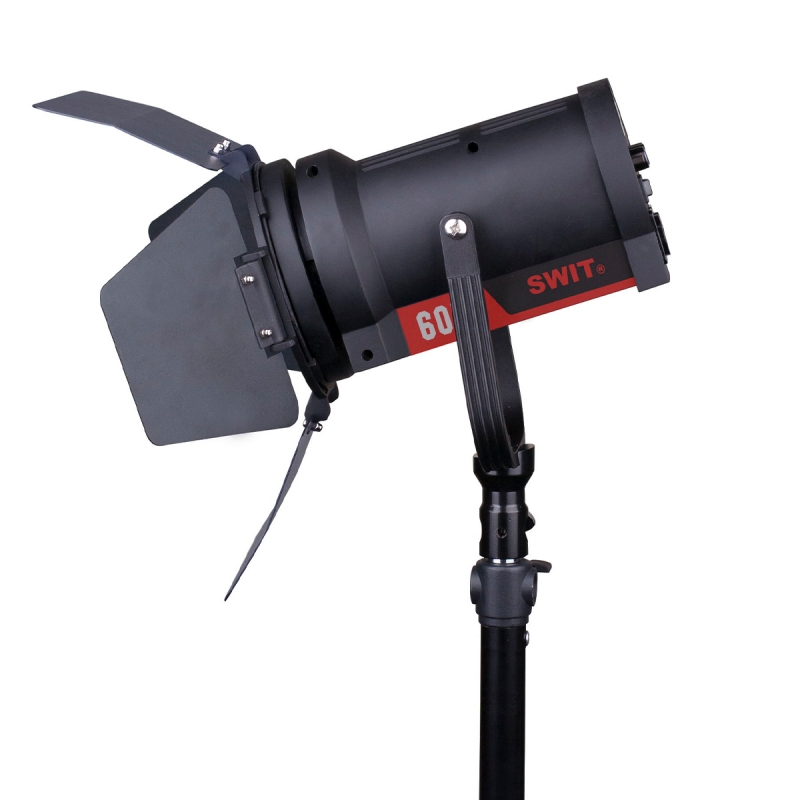 SWIT FL-C60D 60W LED Spotlight, 25000lux, V-Mount, DMX 2