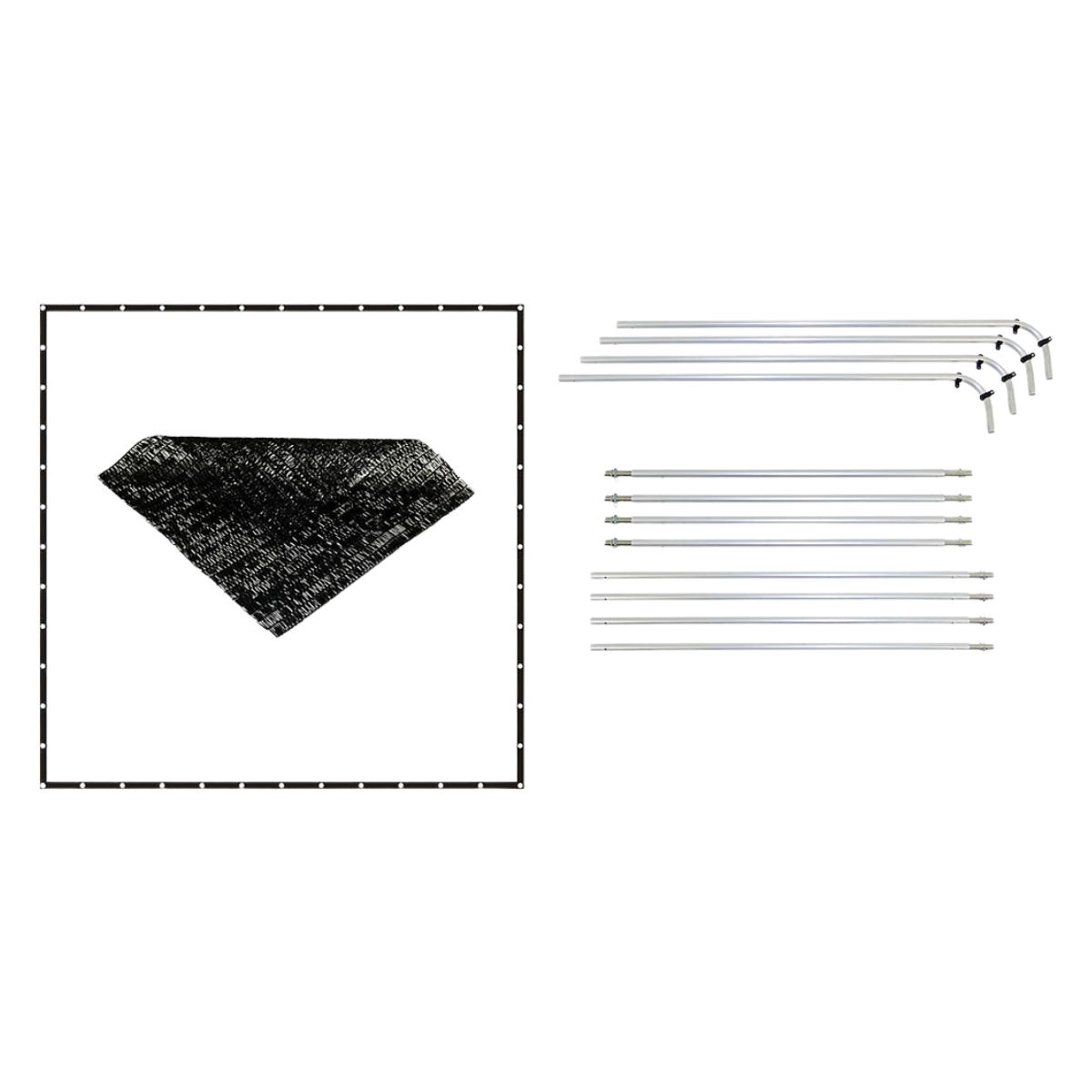 Sunbounce KIT WIND-KILLER 12x12 Blocks about 75% of the wind Perfect for steadycam/ fashion/ wedding shoots FRAME (12B-000) + SCREEN (000-12WK)