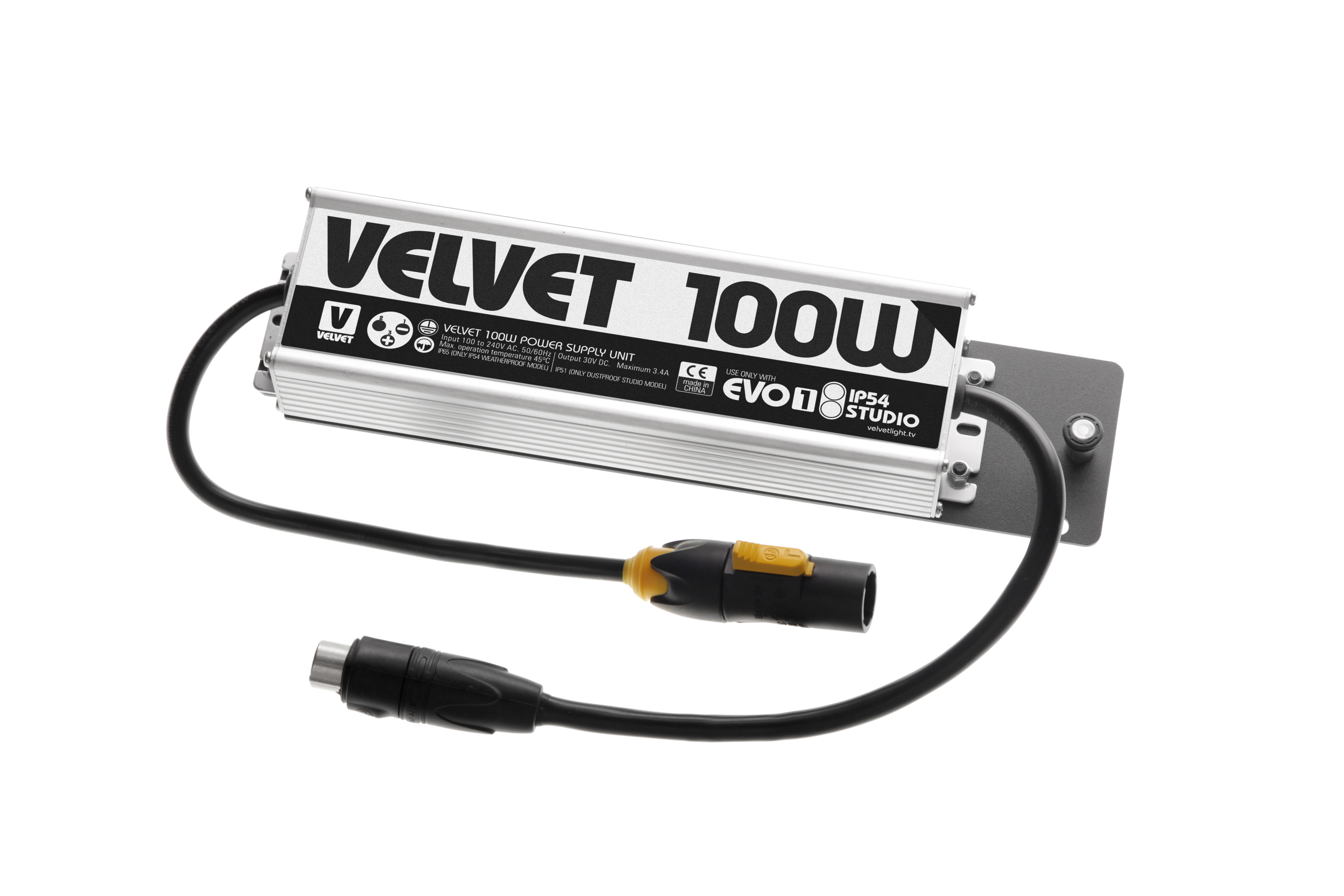 VELVET 150W weatherproof AC power supply + mount for VE1