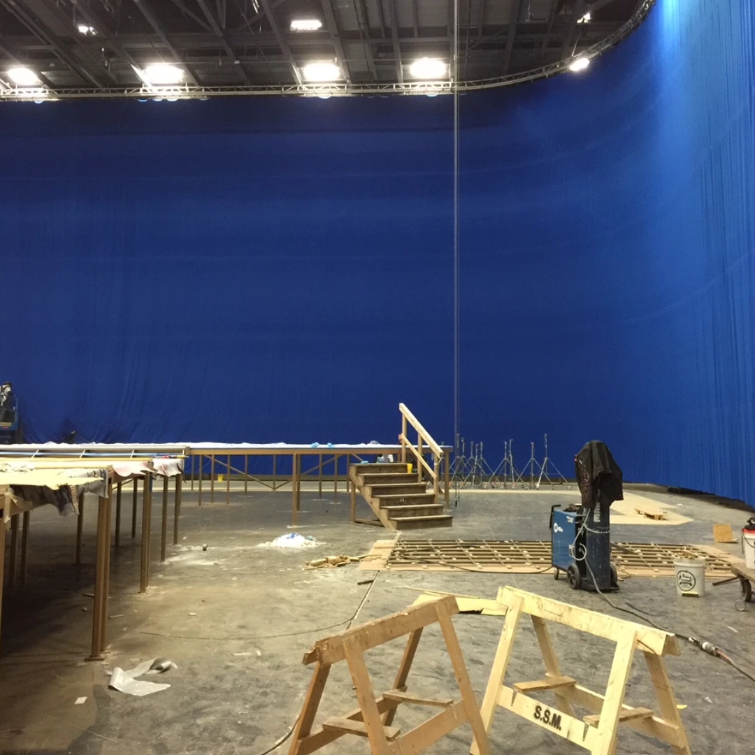 TRP Worldwide 08´ x 12´ (243 x 365 cm) Chroma Key Polypro Blue 2