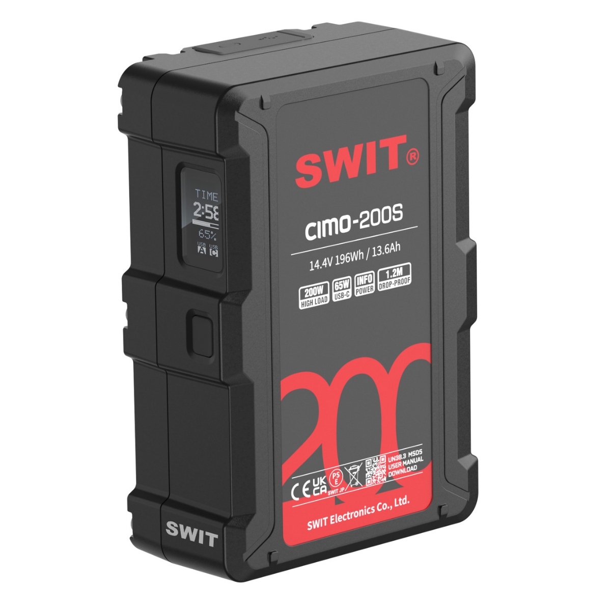 Swit CIMO-200S USB-C Cine V-Mount Akku