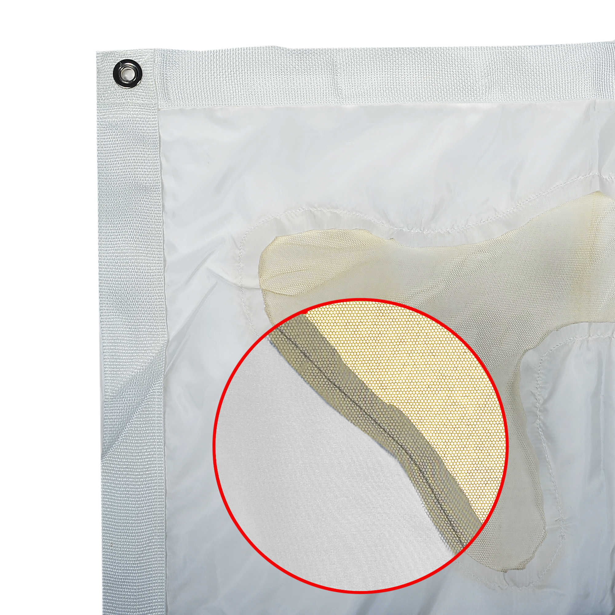 Matthews 6' x 6' Soft Cuci White