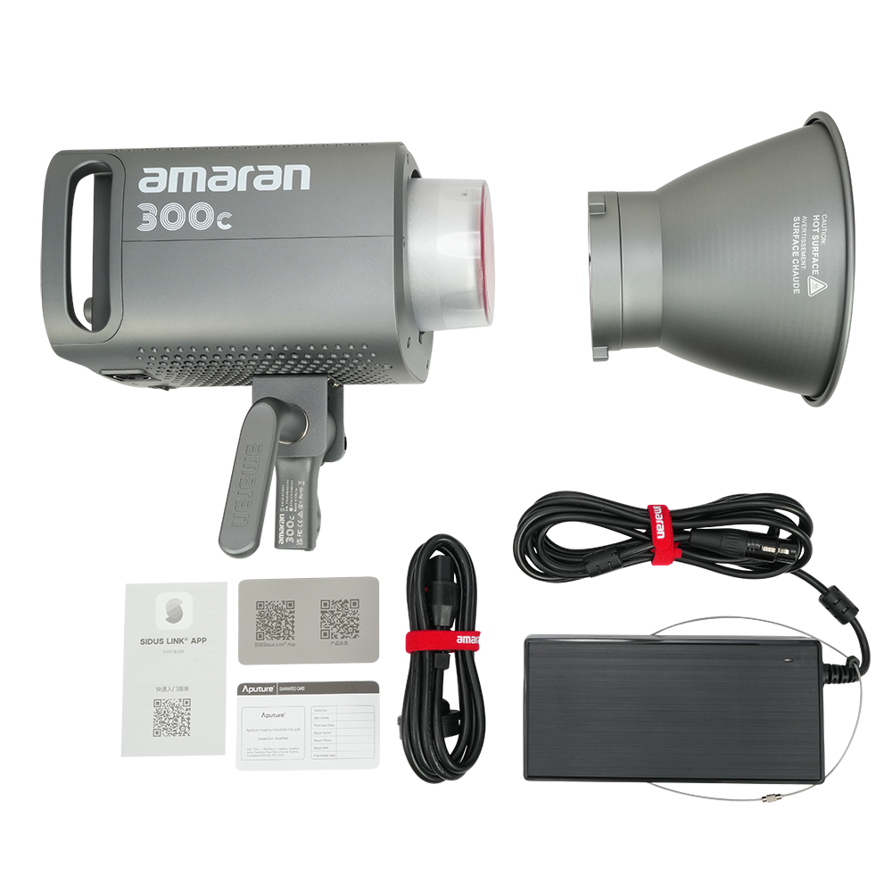 amaran 300c (grau) 300W Full-Color RGBWW LED-Punktstrahler 6