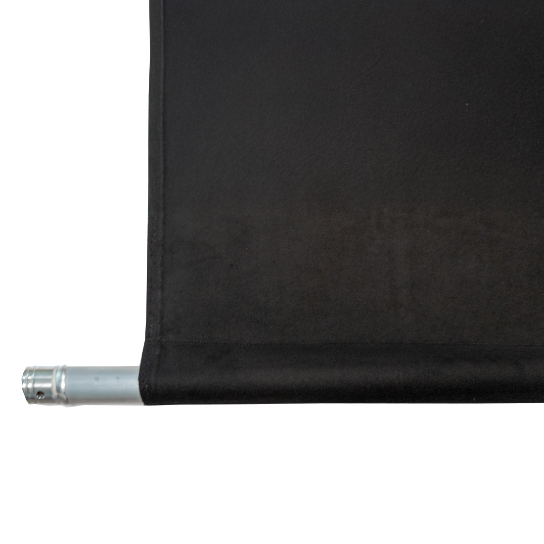 Duratruss DT Molton 6x5m 300g/m² B1/M1 Schwarz – Konfektionierter Bühnenmolton