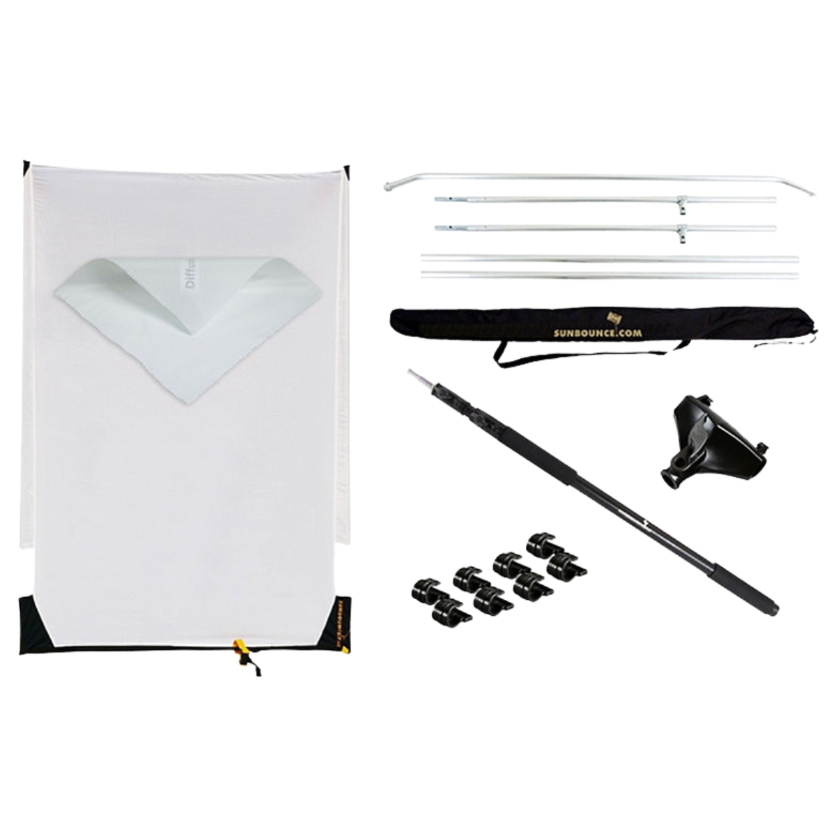 Sunbounce STARTER-KIT SUN-SWATTER PRO Diffuser WHITE ARTIFICIAL SILK -2/3 neutral -