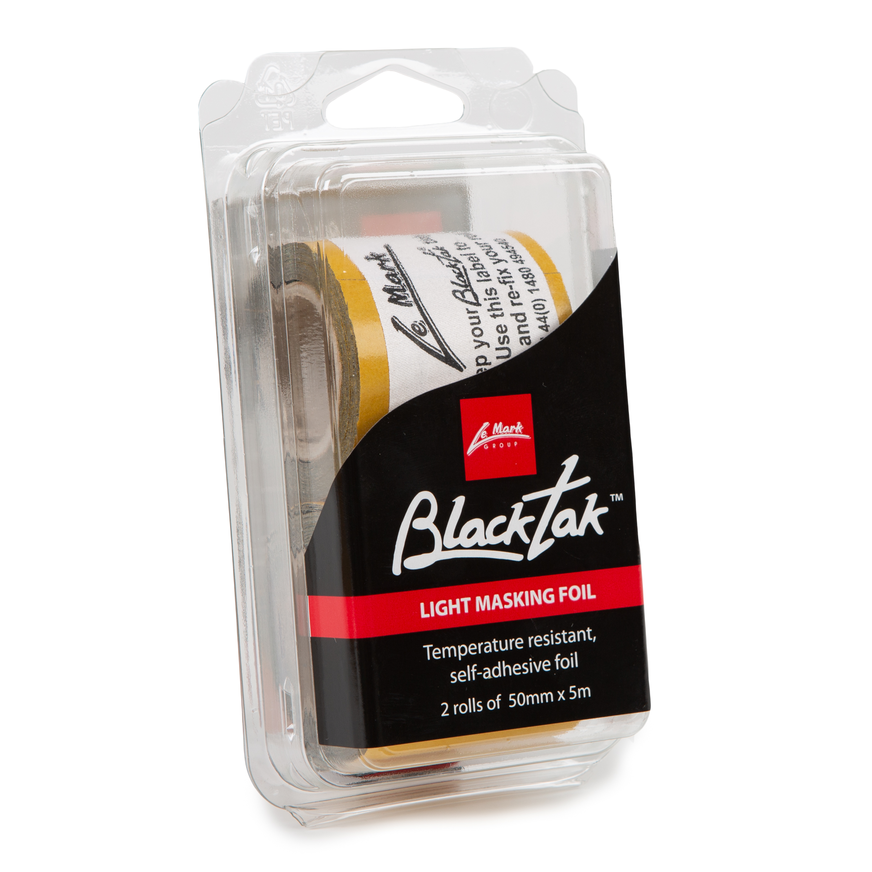 Le Mark BlackTak™ Light Masking Foil 50mmx5m (2 Rollen) 4