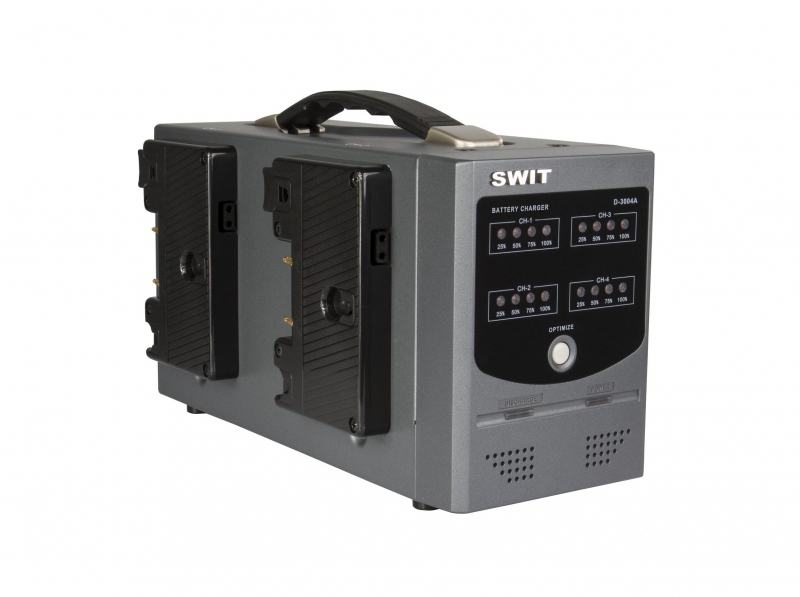 SWIT D-3004A Ladegerät 4-fach Gold-Mount