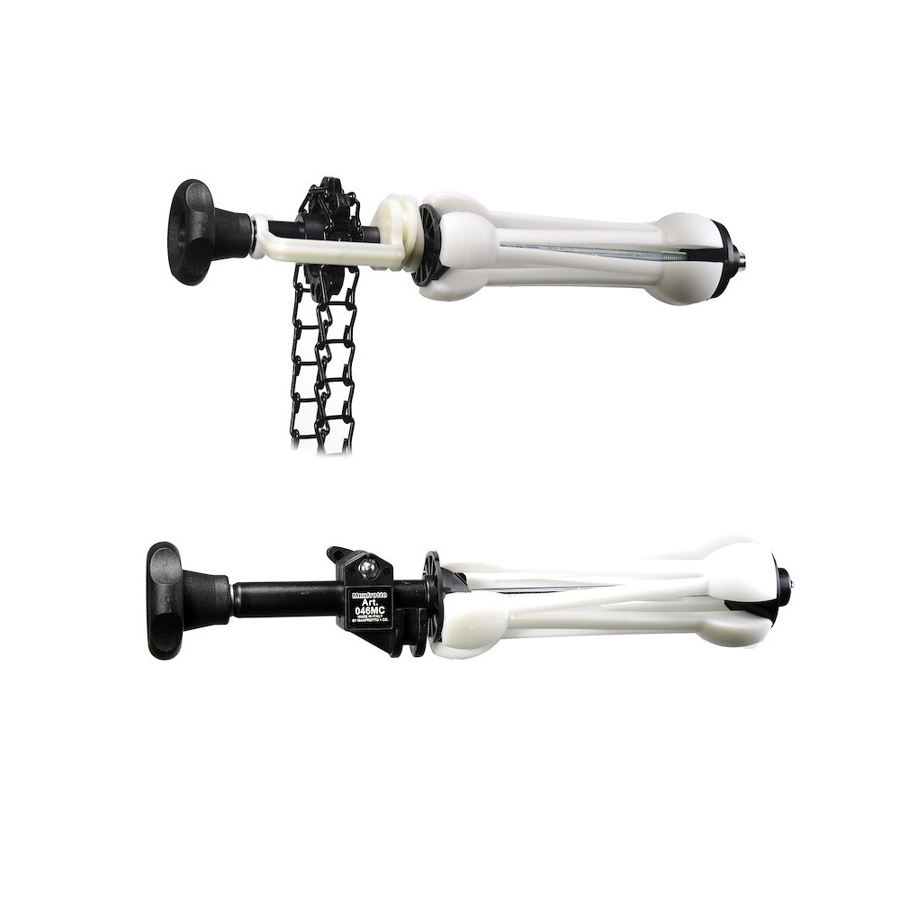 Manfrotto 046MCB Hintergrund Halterung + Metallkette, schwarz